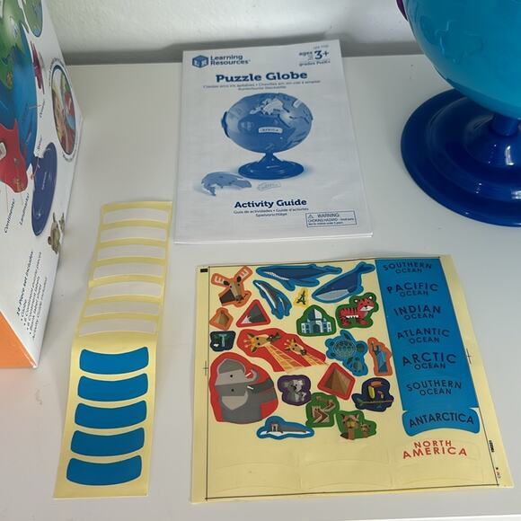 Puzzle Globe learning resources NEW  kids toys classroom toys school toys - Picture 4 of 7